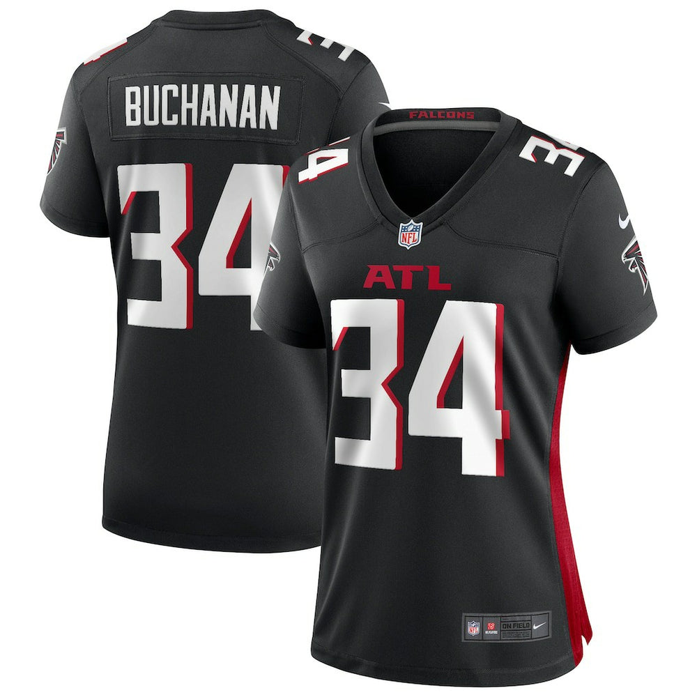 Ray Buchanan Atlanta Falcons Women's Game Retired Player Jersey - Black Jerseys