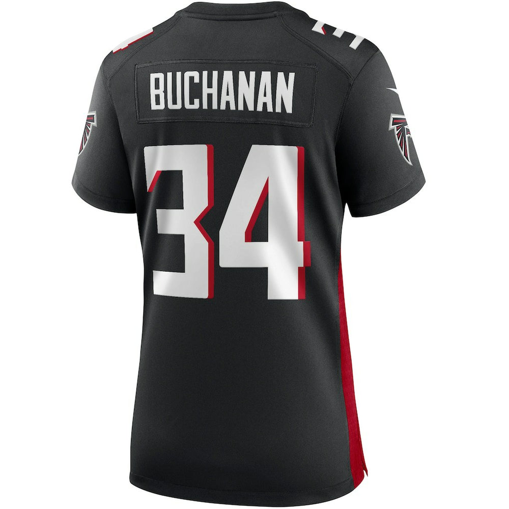 Ray Buchanan Atlanta Falcons Women's Game Retired Player Jersey - Black Jerseys