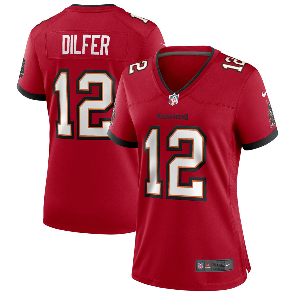 Trent Dilfer Tampa Bay Buccaneers Women's Game Retired Player Jersey - Red Jerseys