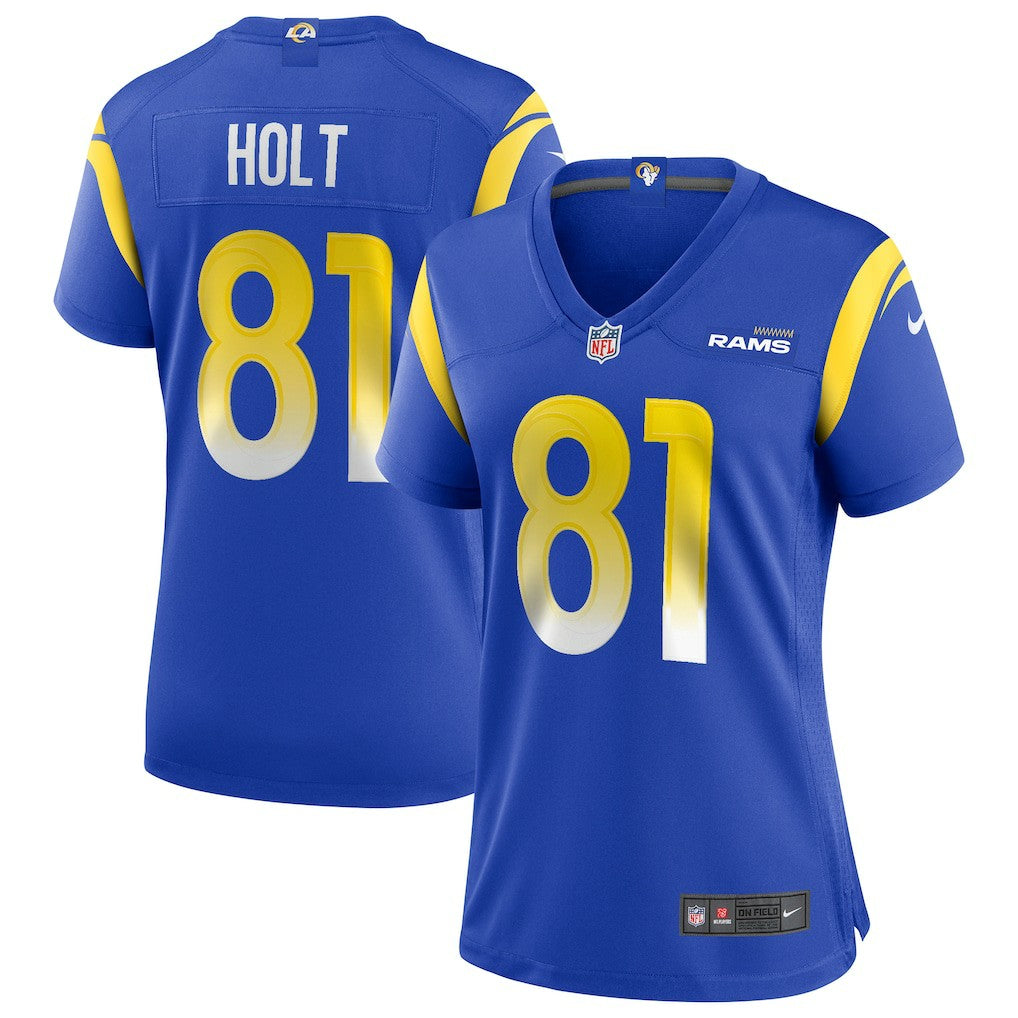 Torry Holt Los Angeles Rams Women's Game Retired Player Jersey - Royal Jerseys