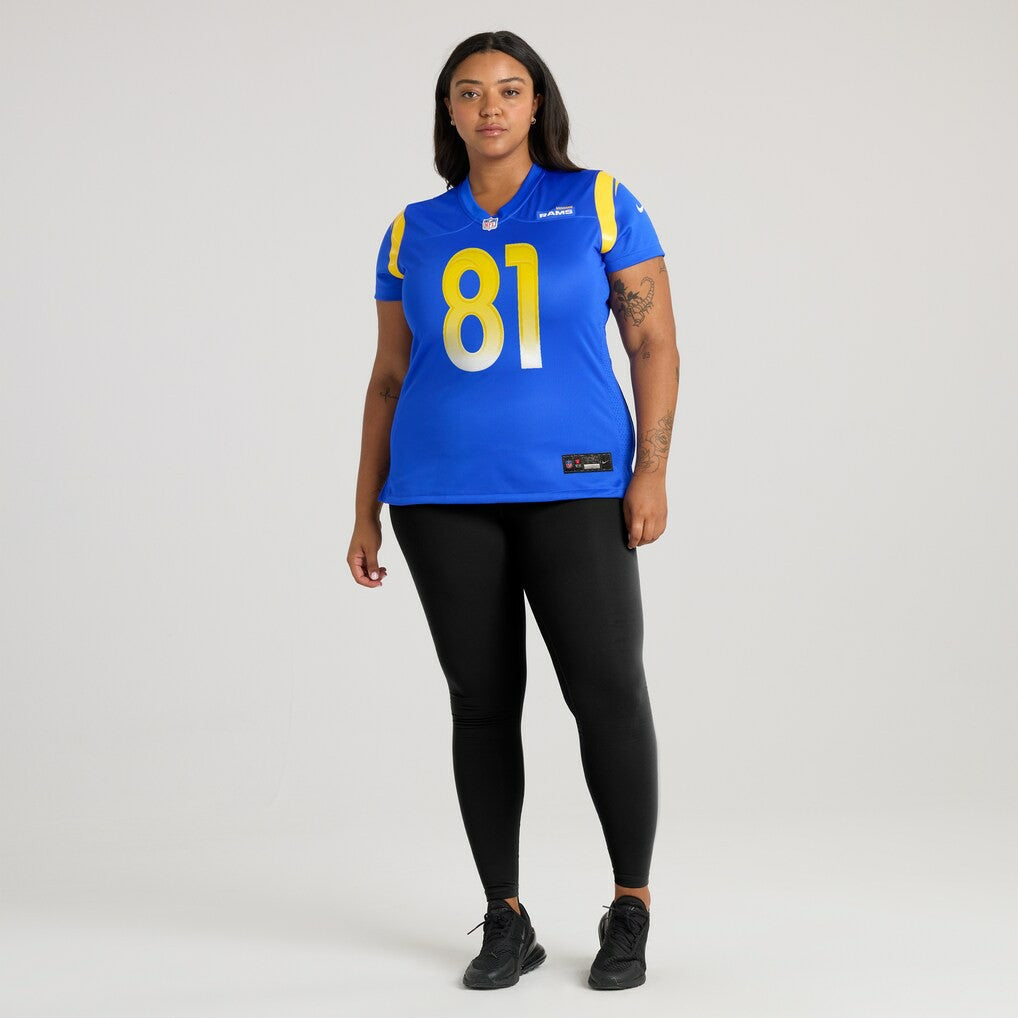 Torry Holt Los Angeles Rams Women's Game Retired Player Jersey - Royal Jerseys