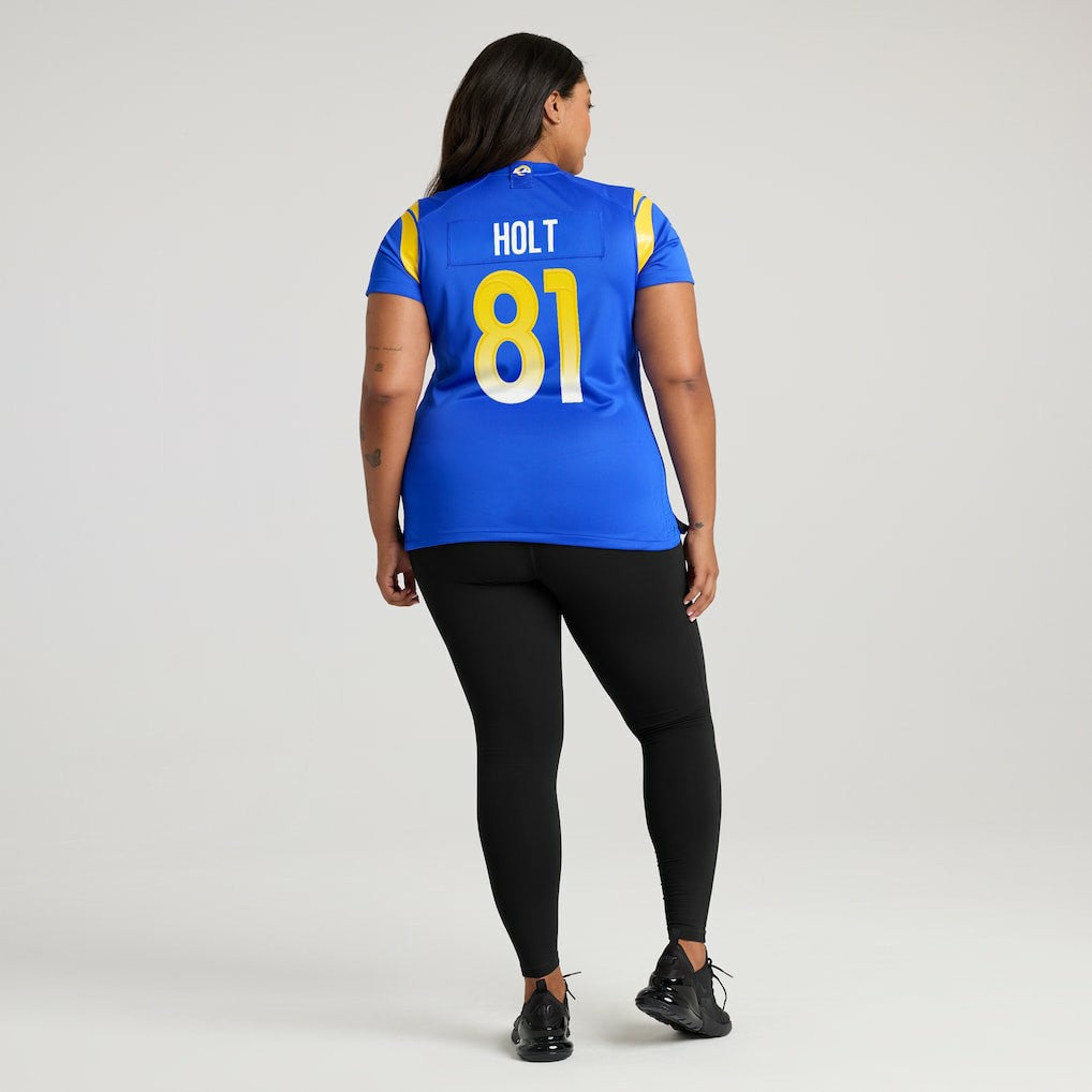 Torry Holt Los Angeles Rams Women's Game Retired Player Jersey - Royal Jerseys