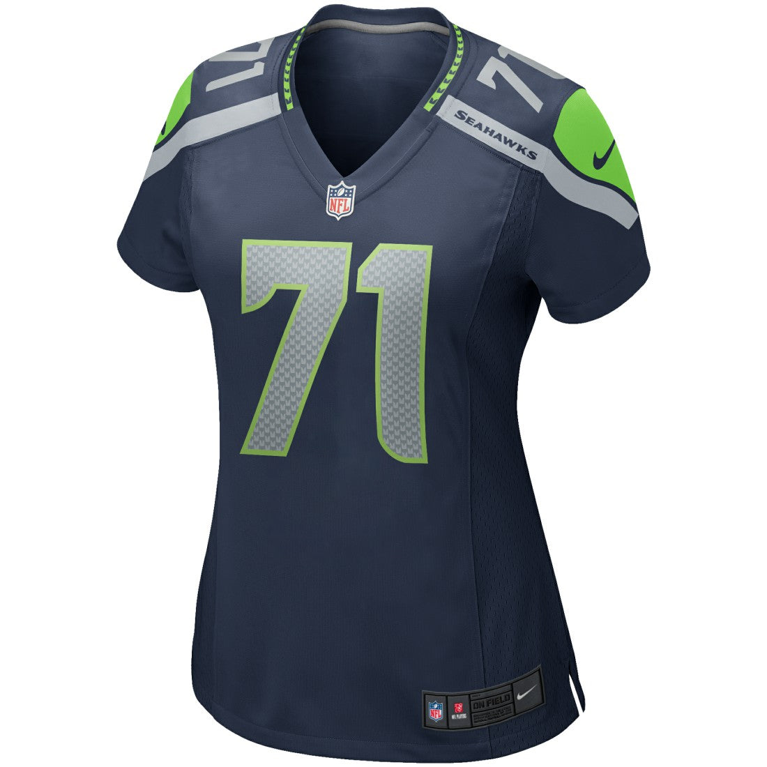 Walter Jones Seattle Seahawks Women's Game Retired Player Jersey - College Navy Jerseys