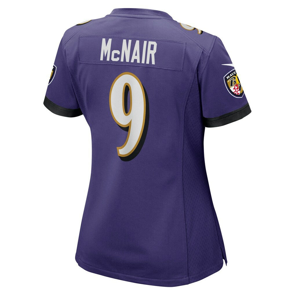Steve McNair Baltimore Ravens Women's Game Retired Player Jersey - Purple Jerseys