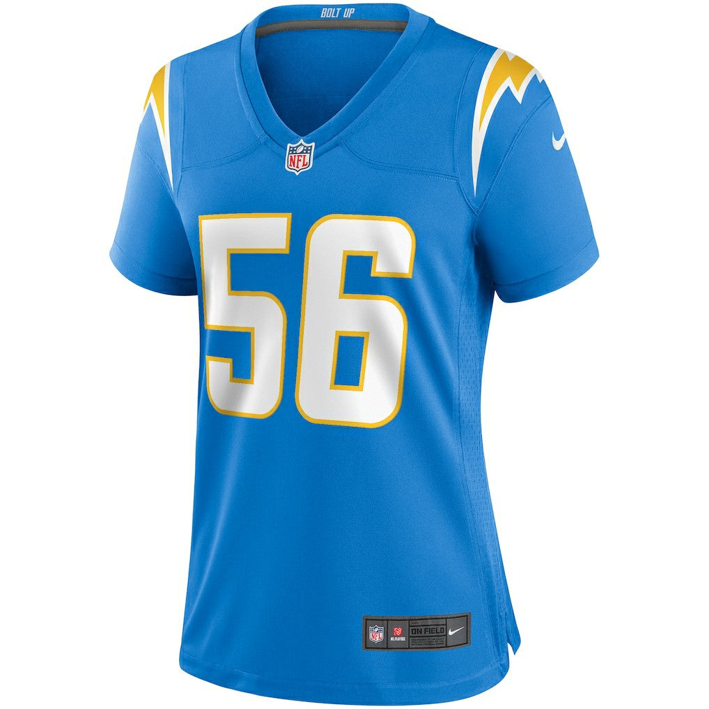 Shawne Merriman Los Angeles Chargers Women's Game Retired Player Jersey - Powder Blue Jerseys