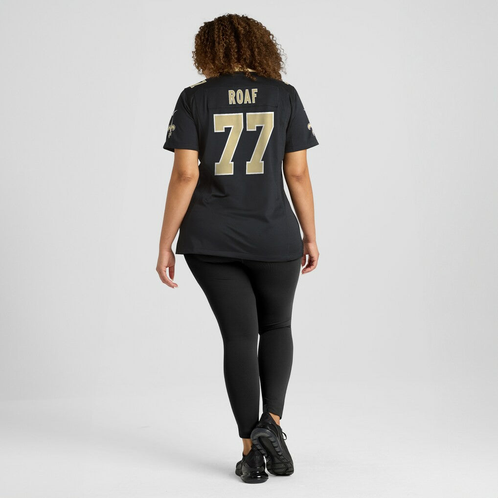 Willie Roaf New Orleans Saints Women's Game Retired Player Jersey - Black Jerseys