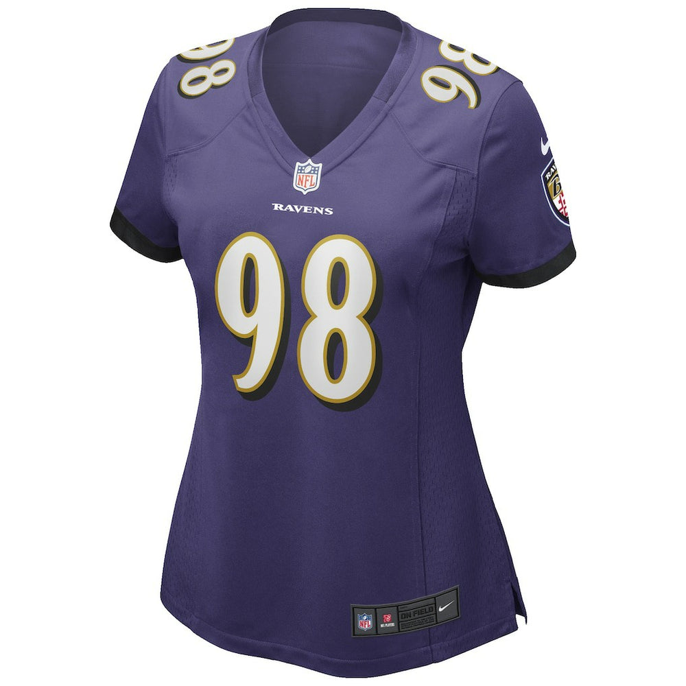 Tony Siragusa Baltimore Ravens Women's Game Retired Player Jersey - Purple Jerseys