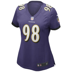 Tony Siragusa Baltimore Ravens Women's Game Retired Player Jersey - Purple Jerseys
