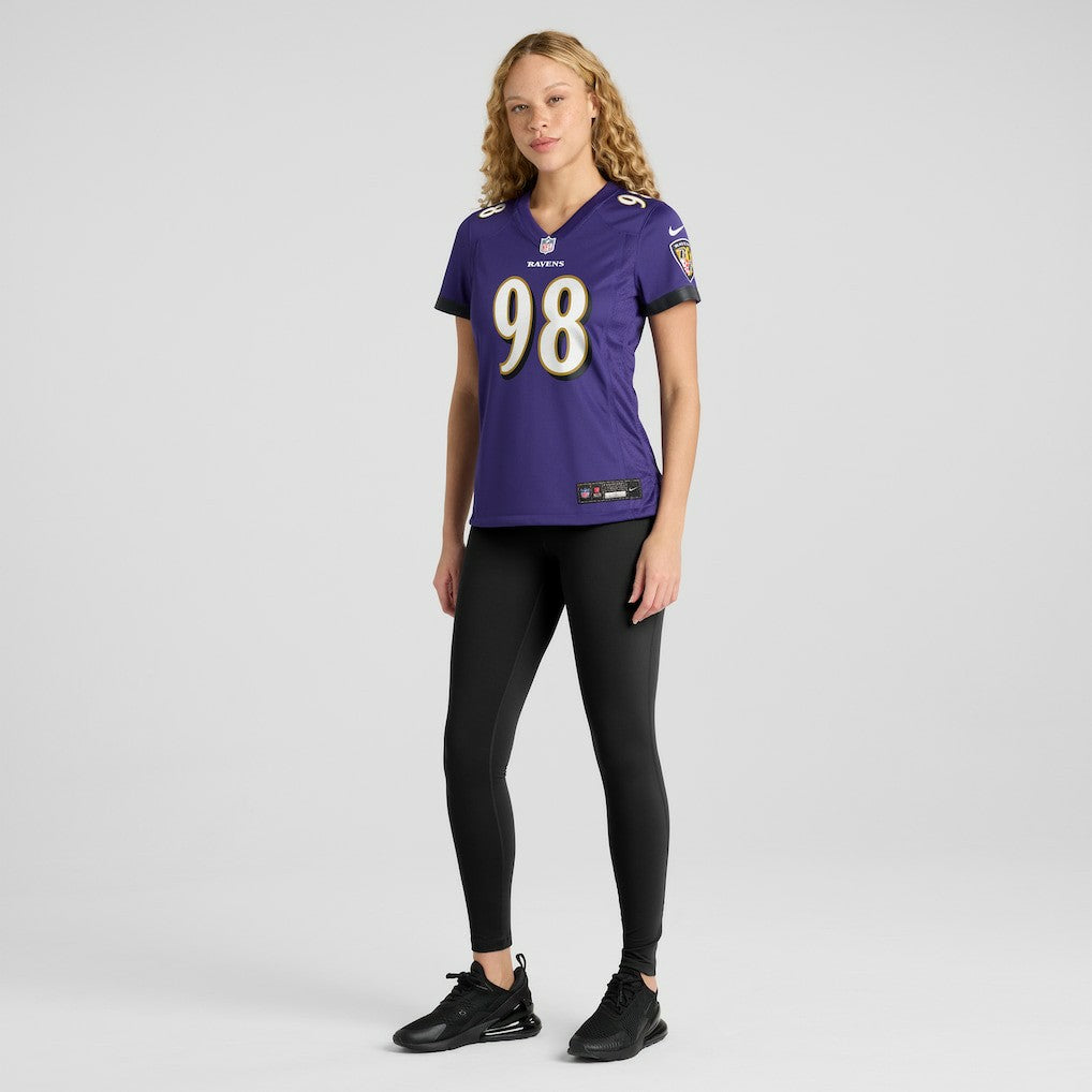 Tony Siragusa Baltimore Ravens Women's Game Retired Player Jersey - Purple Jerseys