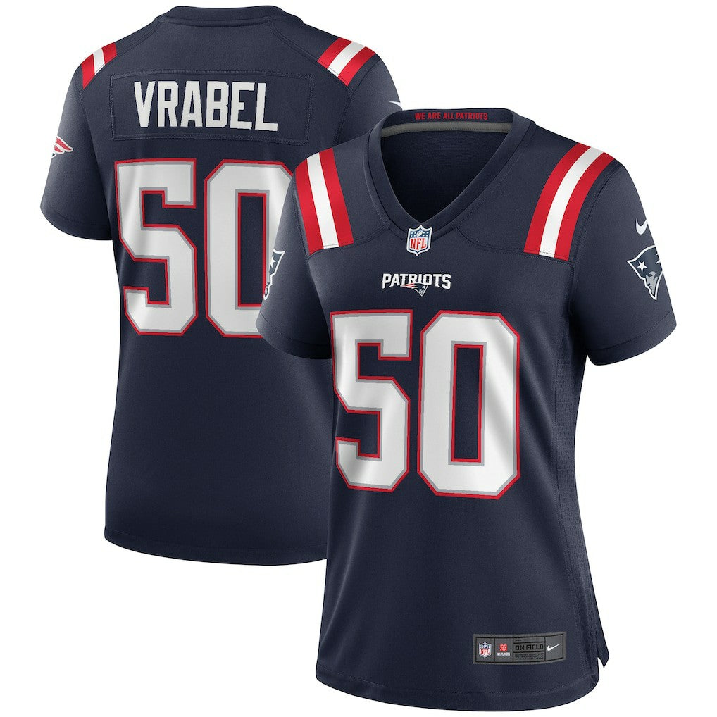 Mike Vrabel New England Patriots Women's Game Retired Player Jersey - Navy Jerseys