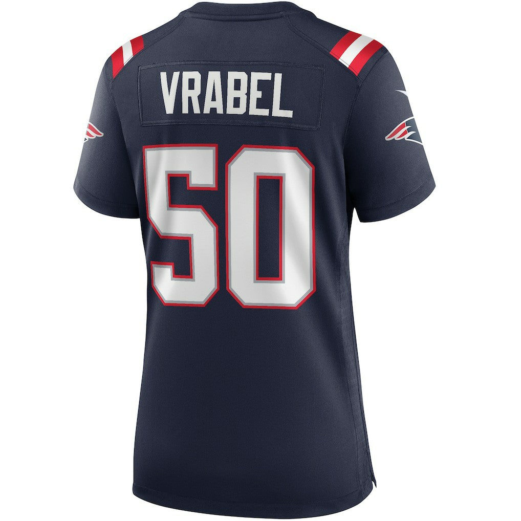 Mike Vrabel New England Patriots Women's Game Retired Player Jersey - Navy Jerseys