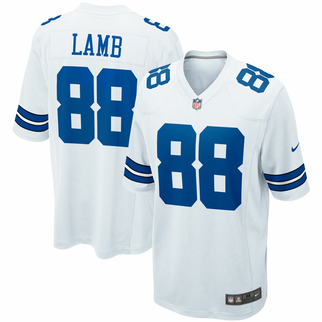 CeeDee Lamb Dallas Cowboys Game Team Jersey - White Jerseys