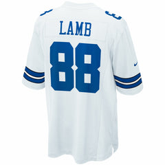 CeeDee Lamb Dallas Cowboys Game Team Jersey - White Jerseys