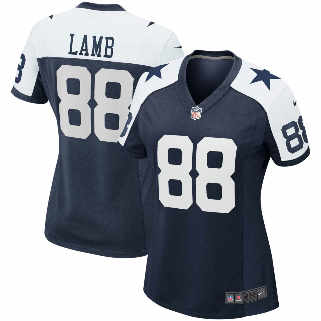 CeeDee Lamb Dallas Cowboys Women's Alternate Game Team Jersey - Navy Jerseys