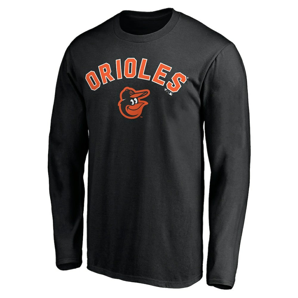 Baltimore Orioles Personalized Winning Streak Name & Number Long Sleeve T-Shirt - Black T-shirts