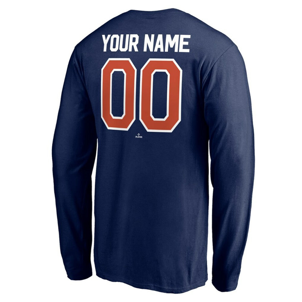 Houston Astros Personalized Winning Streak Name & Number Long Sleeve T-Shirt - Navy T-shirts