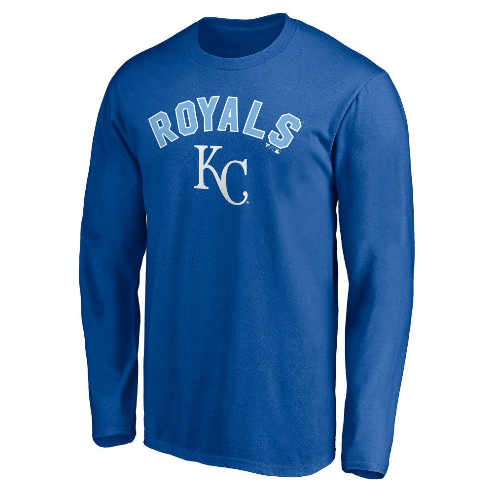 Kansas City Royals Personalized Winning Streak Name & Number Long Sleeve T-Shirt - Royal T-shirts
