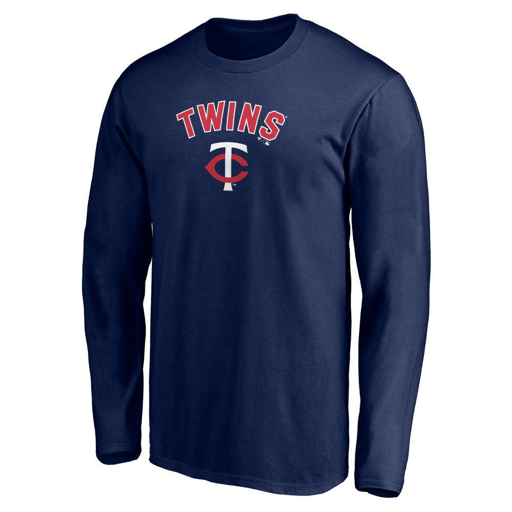 Minnesota Twins Personalized Winning Streak Name & Number Long Sleeve T-Shirt - Navy T-shirts