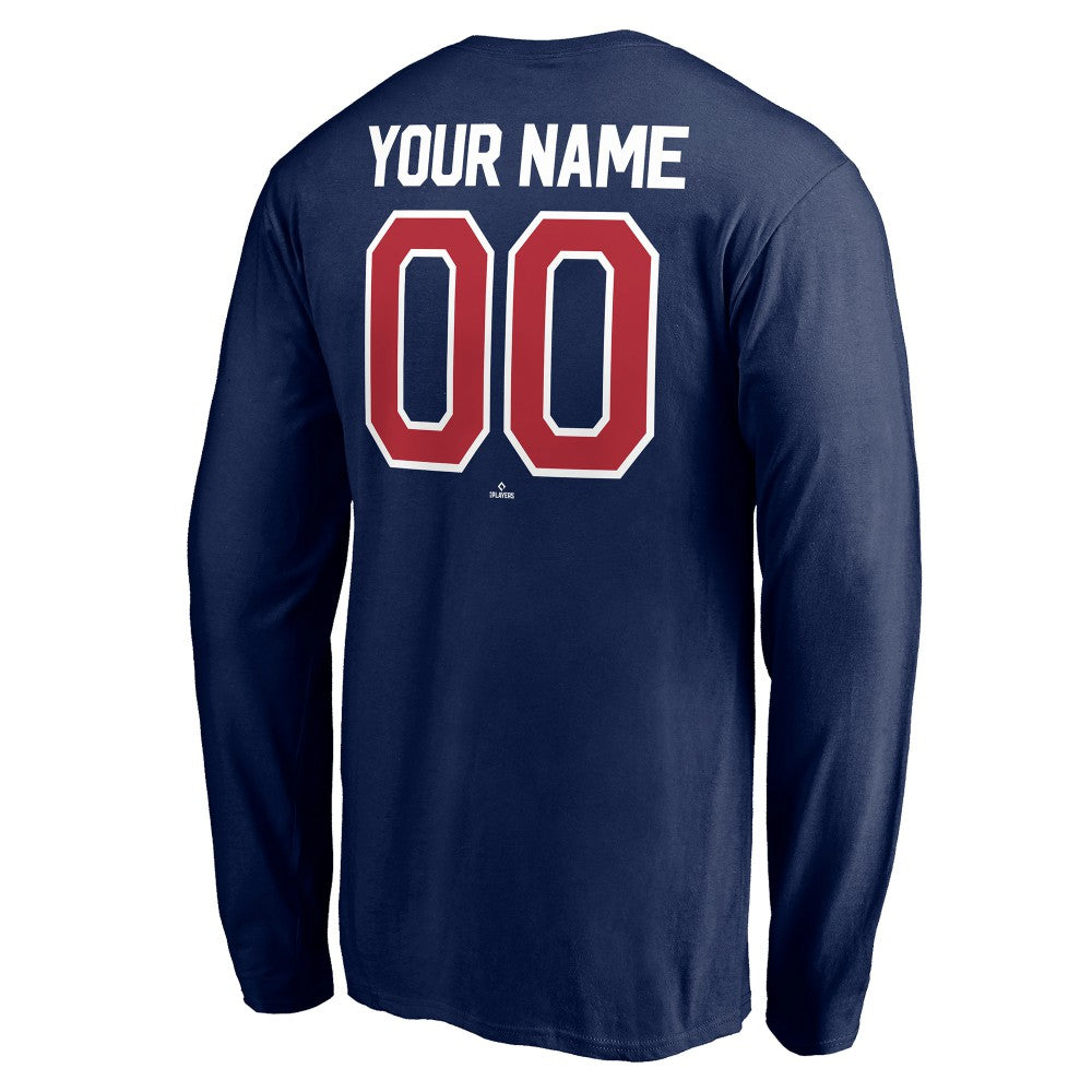 Minnesota Twins Personalized Winning Streak Name & Number Long Sleeve T-Shirt - Navy T-shirts