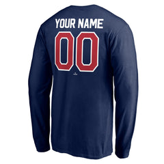 Minnesota Twins Personalized Winning Streak Name & Number Long Sleeve T-Shirt - Navy T-shirts