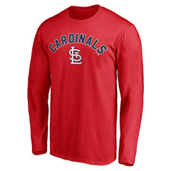 St. Louis Cardinals Personalized Winning Streak Name & Number Long Sleeve T-Shirt - Red T-shirts