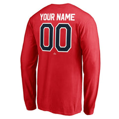 St. Louis Cardinals Personalized Winning Streak Name & Number Long Sleeve T-Shirt - Red T-shirts