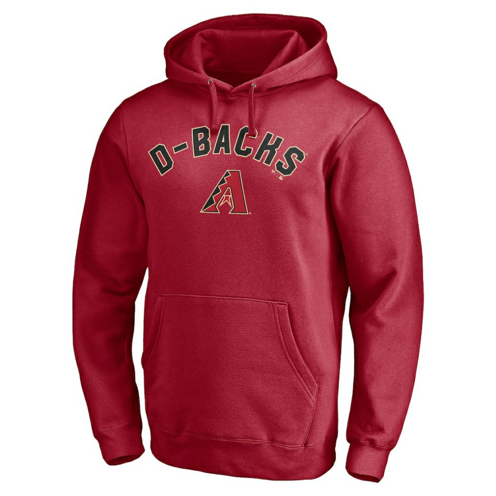 Arizona Diamondbacks Personalized Winning Streak Name & Number Pullover Hoodie - Red Hoodies