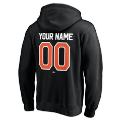 Baltimore Orioles Personalized Winning Streak Name & Number Pullover Hoodie - Black Hoodies