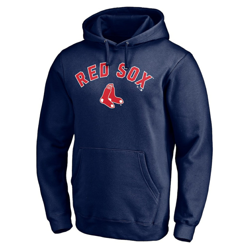 Boston Red Sox Personalized Winning Streak Name & Number Pullover Hoodie - Navy Hoodies