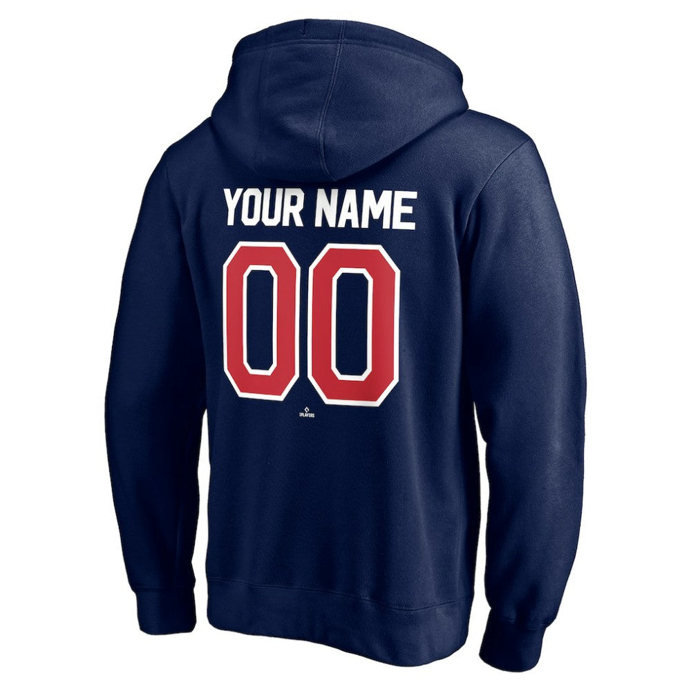 Boston Red Sox Personalized Winning Streak Name & Number Pullover Hoodie - Navy Hoodies