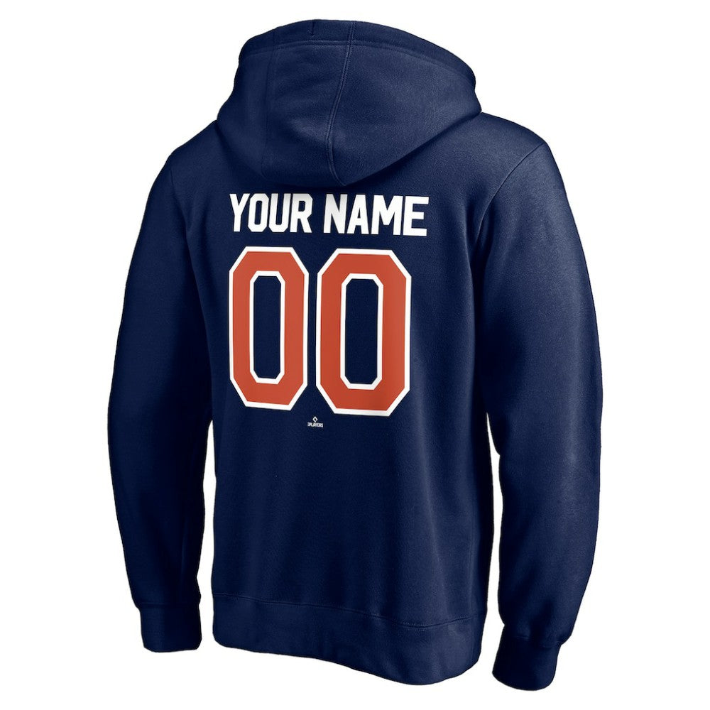 Houston Astros Personalized Winning Streak Name & Number Pullover Hoodie - Navy Hoodies