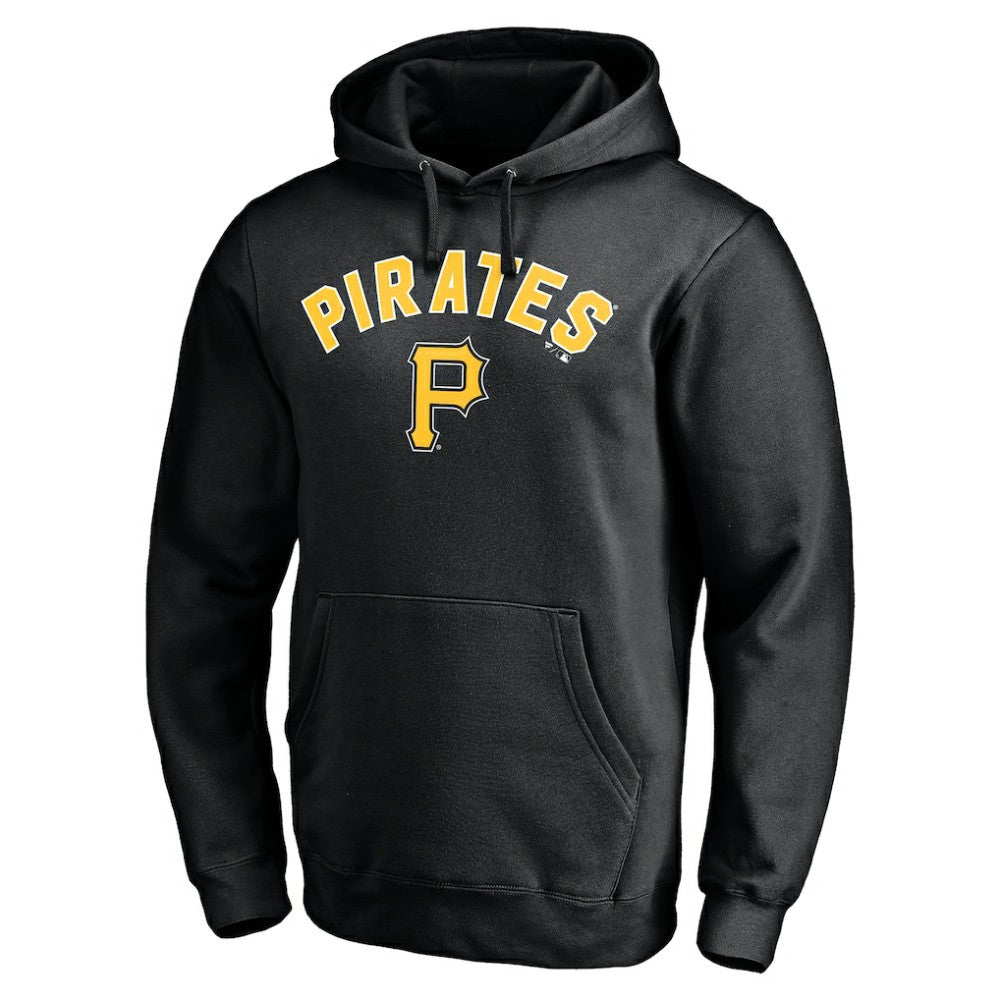 Pittsburgh Pirates Personalized Winning Streak Name & Number Pullover Hoodie - Black Hoodies