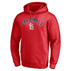 St. Louis Cardinals Personalized Winning Streak Name & Number Pullover Hoodie - Red Hoodies