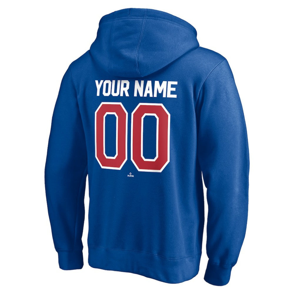 Texas Rangers Personalized Winning Streak Name & Number Pullover Hoodie - Royal Hoodies