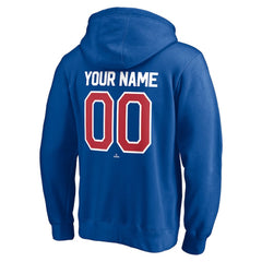 Texas Rangers Personalized Winning Streak Name & Number Pullover Hoodie - Royal Hoodies