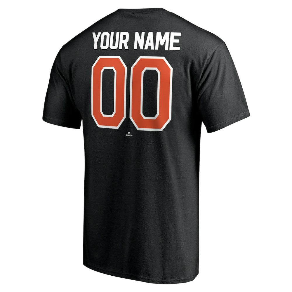 Baltimore Orioles Personalized Team Winning Streak Name & Number T-Shirt - Black T-shirts