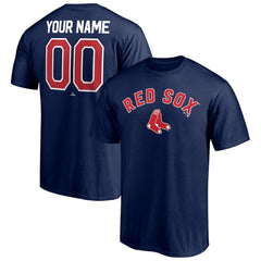 Boston Red Sox Personalized Team Winning Streak Name & Number T-Shirt - Navy T-shirts