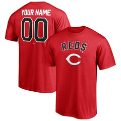 Cincinnati Reds Personalized Team Winning Streak Name & Number T-Shirt - Red T-shirts