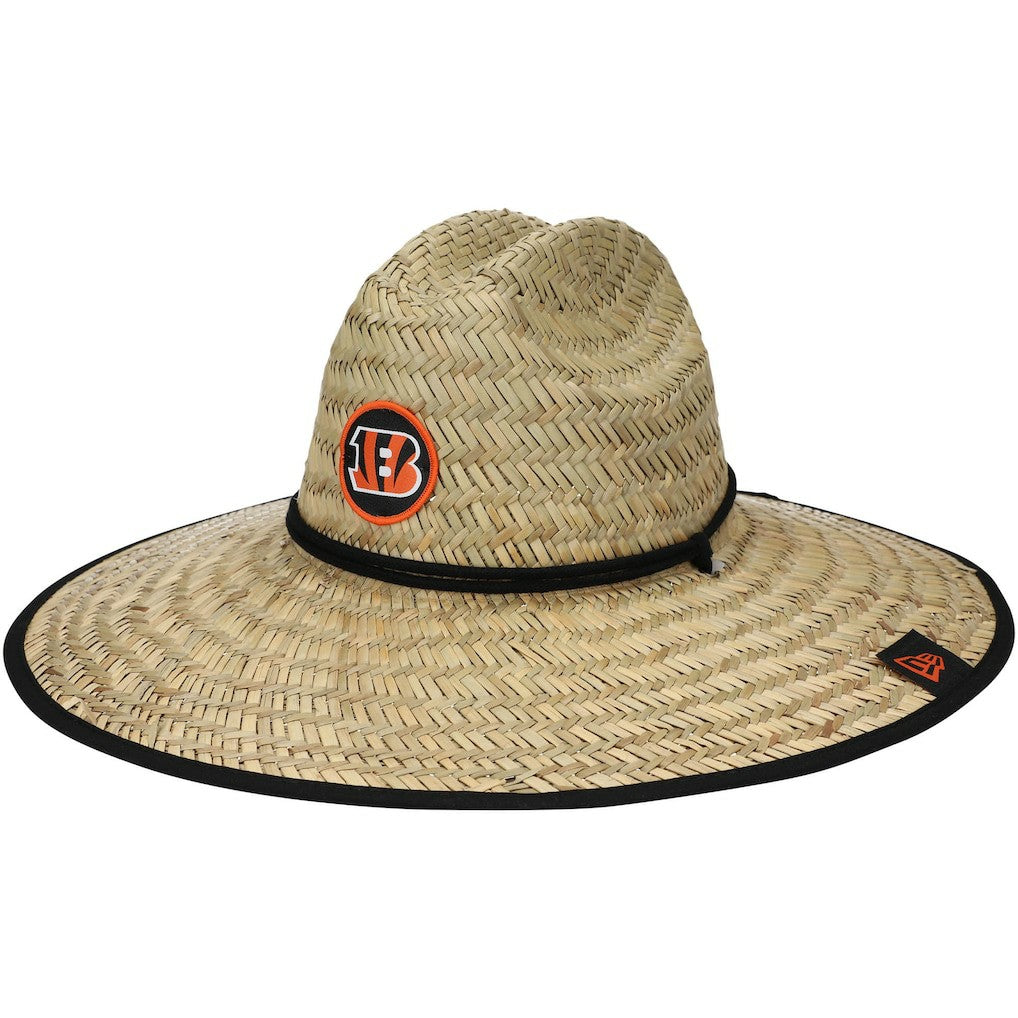 Cincinnati Bengals New Era NFL Training Camp Straw Lifeguard Hat - Natural Hats