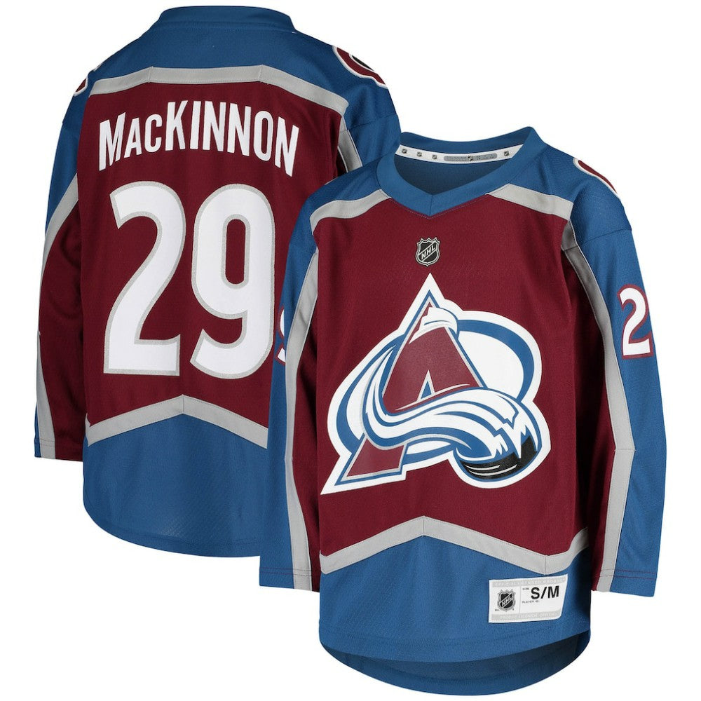 Nathan MacKinnon Colorado Avalanche Youth Home Replica Player Jersey - Burgundy | US 4006981