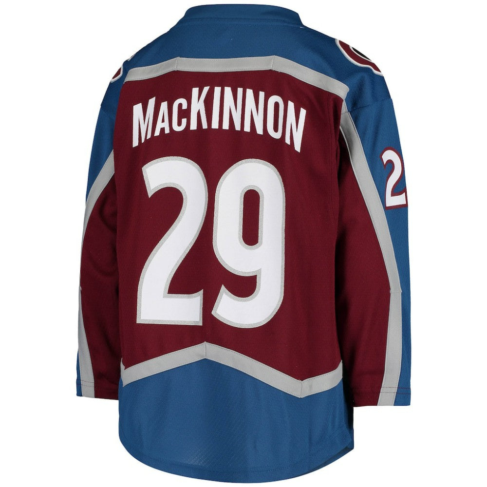 Nathan MacKinnon Colorado Avalanche Youth Home Replica Player Jersey - Burgundy | US 4006981