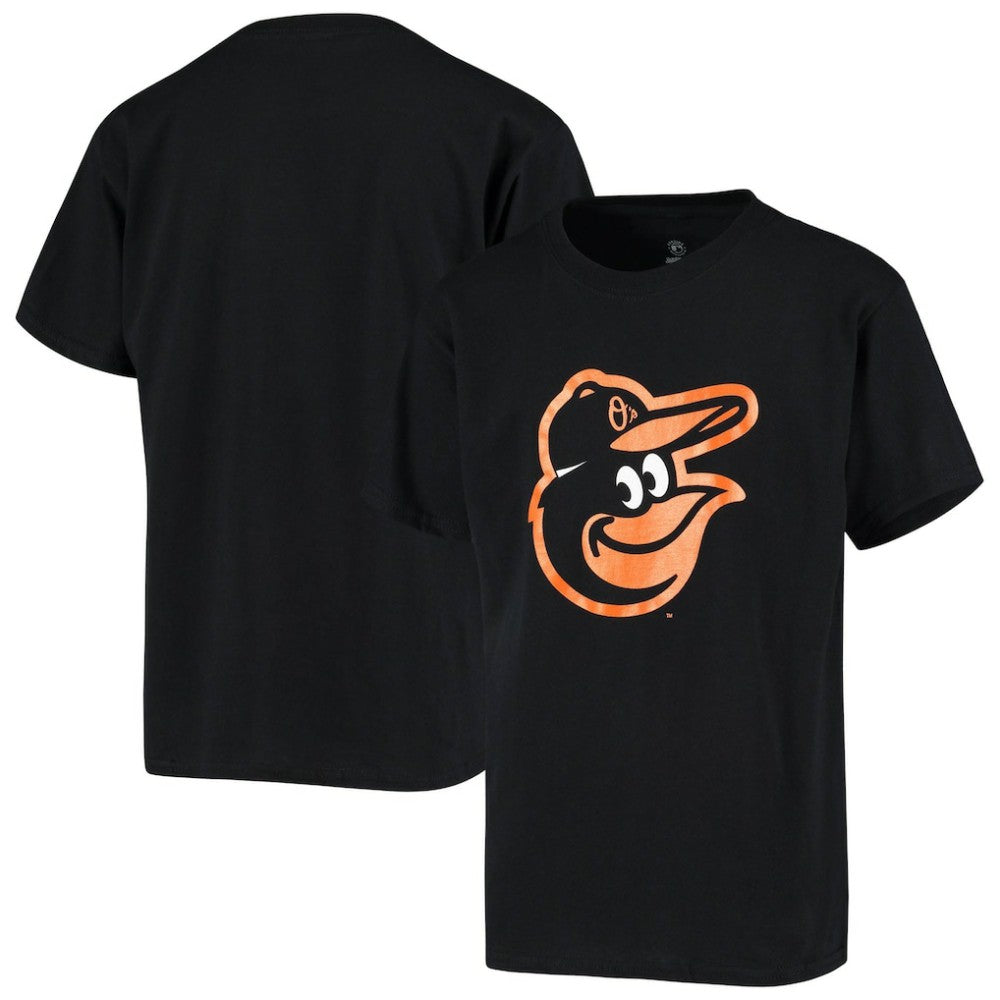 Baltimore Orioles Stitches Youth Team Logo T-Shirt - Black T-shirts