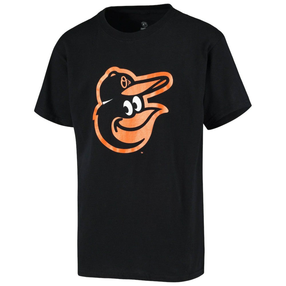 Baltimore Orioles Stitches Youth Team Logo T-Shirt - Black T-shirts