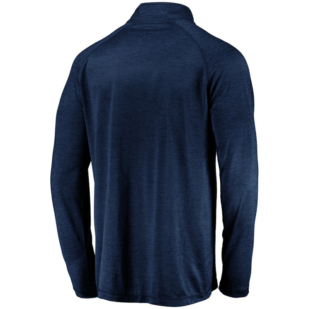 Seattle Kraken Fanatics Primary Logo Quarter-Zip Pullover Fleece Jacket - Navy | US 4012261