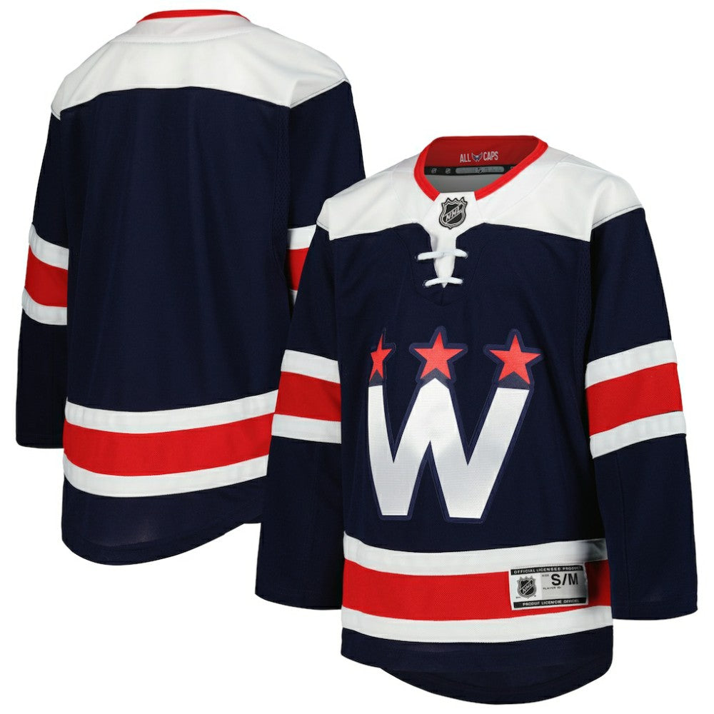 Washington Capitals Youth 2020/21 Alternate Premier Jerseys - Navy | US 4014235