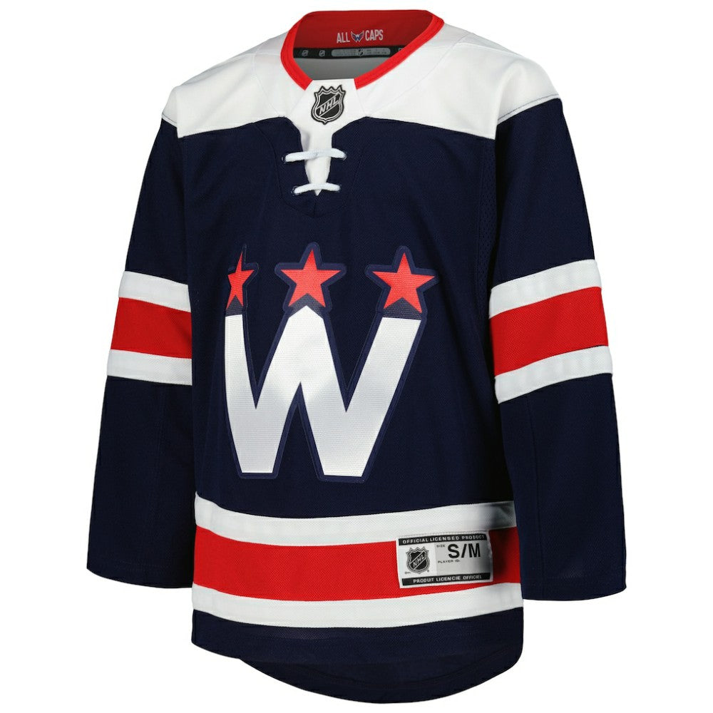 Washington Capitals Youth 2020/21 Alternate Premier Jerseys - Navy | US 4014235
