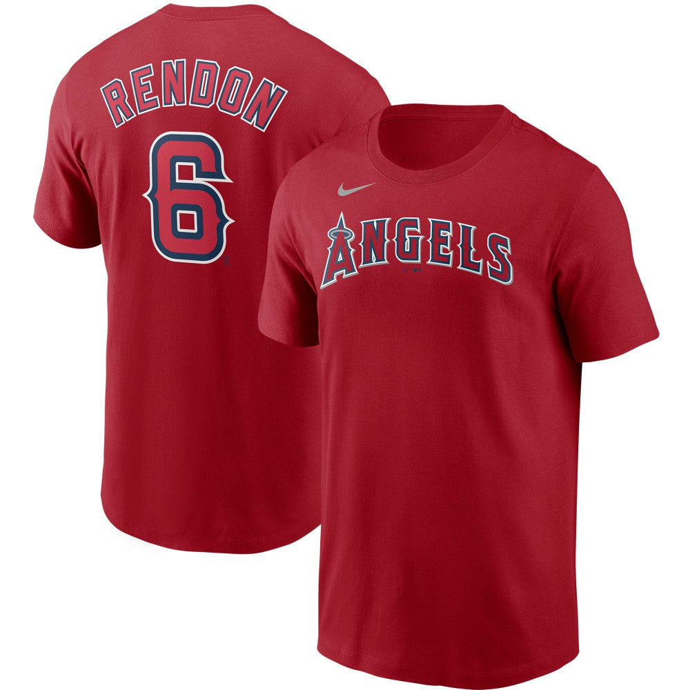 Anthony Rendon Los Angeles Angels Nike Name & Number T-Shirt - Red T-shirts