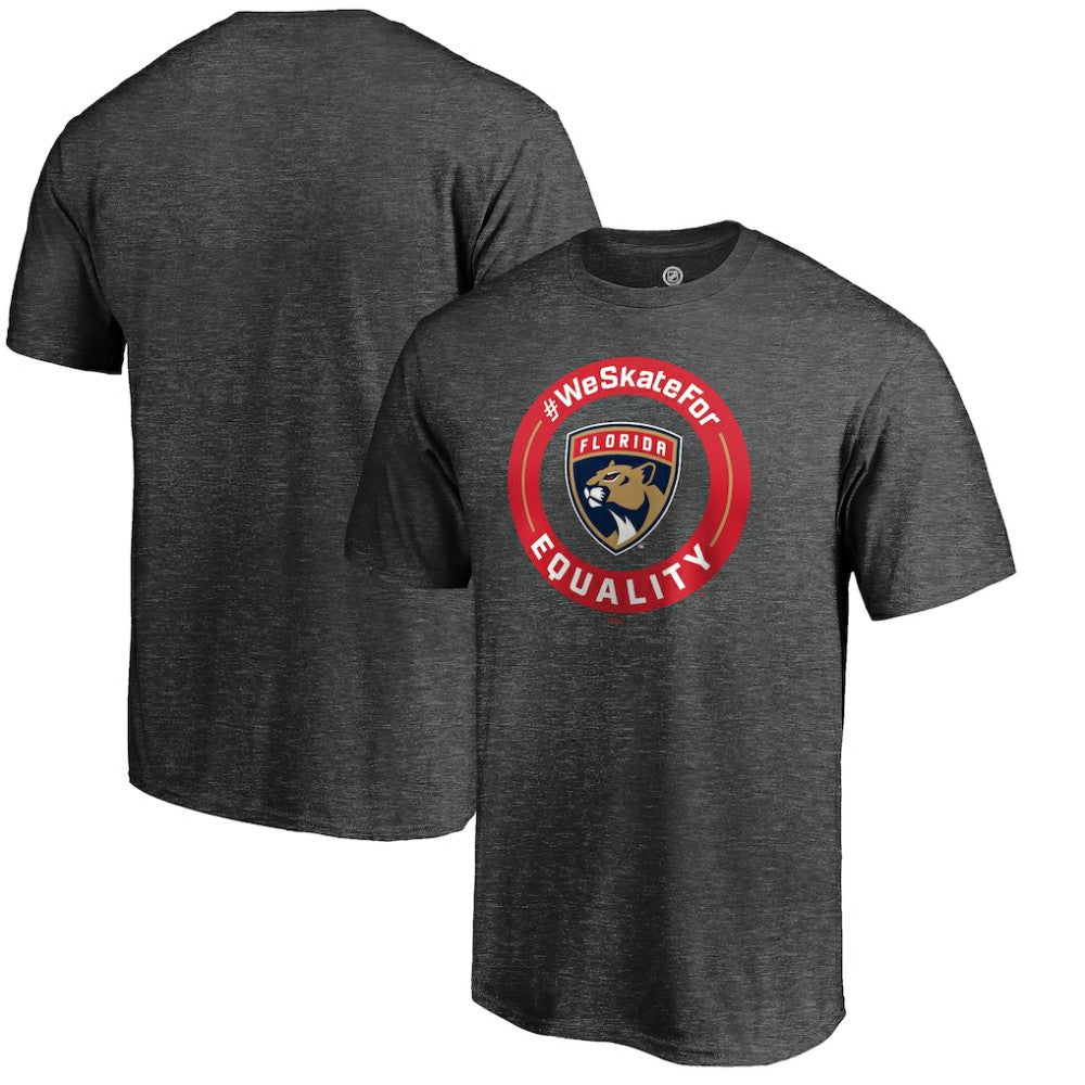 Florida Panthers #WeSkateFor T-Shirt - Heather Gray | US 4017802