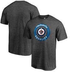 Winnipeg Jets #WeSkateFor T-Shirt - Heather Gray | US 4017810