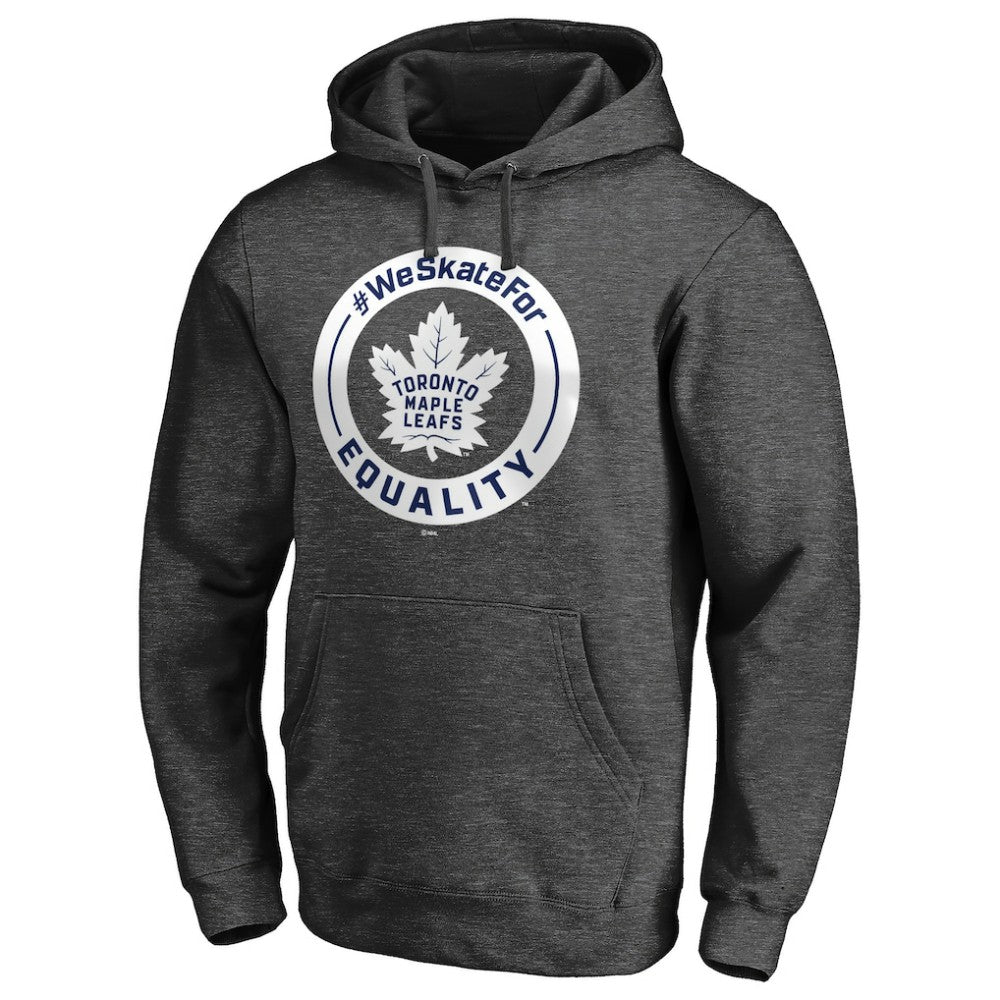 Toronto Maple Leafs #WeSkateFor Pullover Hoodie - Heather Gray | US 4017867